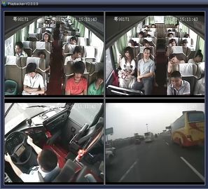 Os povos móveis do ônibus do CCTV DVR do vídeo do carro sistema opõem-se/dos contadores passageiro do ônibus