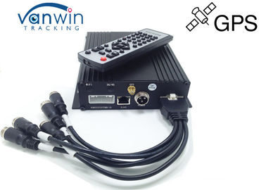O cartão DVR móvel dos Gps 3g SD de Ahd do router de Wifi, choque - impermeabilize a auto câmera de caixa negra 720p