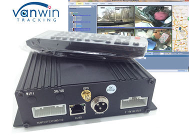 O cartão DVR móvel dos Gps 3g SD de Ahd do router de Wifi, choque - impermeabilize a auto câmera de caixa negra 720p