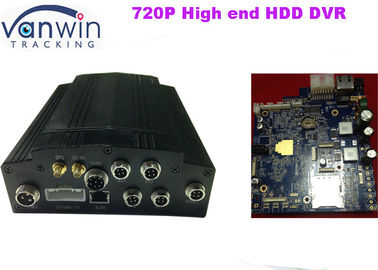 AHD 720P HD DVR móvel, dvr do carro de 3G GPS 4ch com gravador de vídeo audio