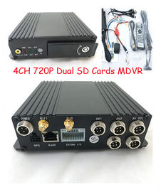 veículo DVR móvel do cartão de 4CH 720P mini SD com GPS 3G 4G Wifi