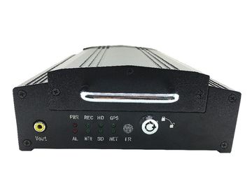 gravador de vídeo digital básico do carro de caixa negra de 4CH HDD GPS, cartão móvel do veículo DVR SD