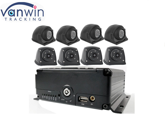 gravador de vídeo de 4G GPS 8ch HDD com sistema de vigilância da frota de veículo de WIFI