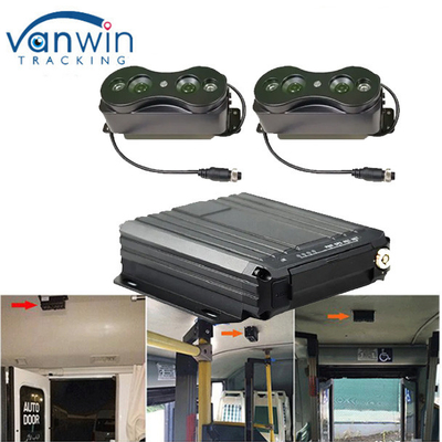 Tipo facial contador automático da câmera do reconhecimento do contador 4G GPS MDVR do passageiro do ônibus