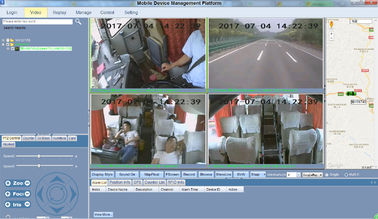 TRANSPORTE o registrador do G-sensor GPS WIFI 3G 4CH HDD do sistema MDVR do CCTV/cartão do SD para o carro