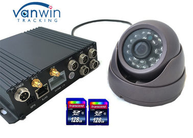 O SD carda o CCTV móvel de DVR HD para o carro 4CH de seguimento DVR da câmera do veículo a bordo