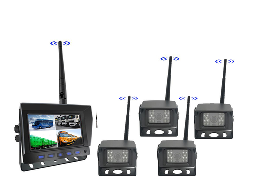 AHD Digital Wireless Car Reversing Backup Camera Kit Forklift Truck Van Wireless TFT Car Monitor Sistema
