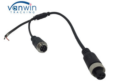 Adaptador audio da câmera do carro, fêmea de 4 Pin ao fio do conector macho para o recolhimento/micphone do camera&amp;external