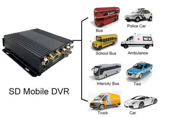 A caixa negra DVR do carro de HD, 4 canaliza o registrador do dvr do veículo do SD com GPS para a gestão da frota