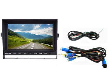 A segurança monitor do carro de TFT de 360 graus, vídeo do carro da tela de 7 polegadas monitora o armazenamento de cartão do SD