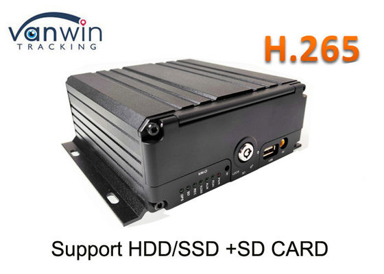 Registrador completo de Dvr do carro do canal 14W H265 do volt 4 de HD Rs232 12