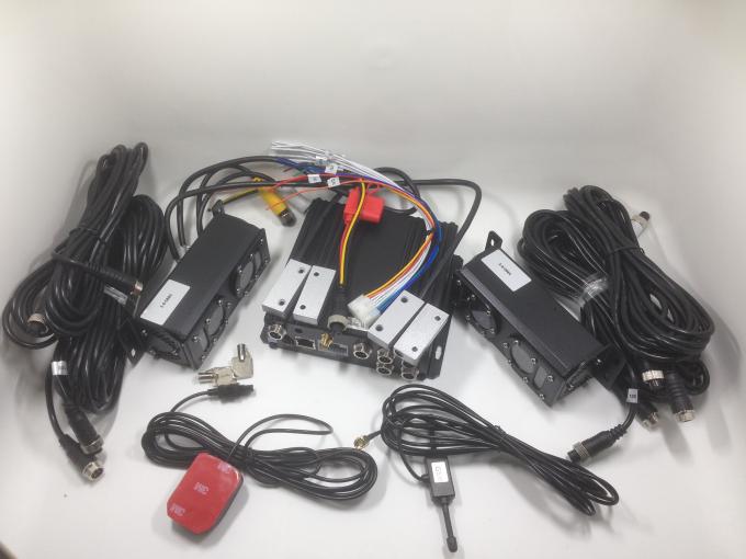 passageiro dos gps dos gprs da vídeo em direto 4CH que conta o ônibus de sistema com alarme do wifi dos gps