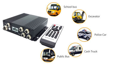 Mini 4CH H.264 Dual o cartão DVR móvel do SD com G-sensor/EVDO 3G