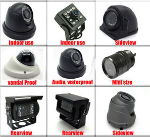 câmara de segurança sem fio RS232 ou RS485 do CCTV do veículo DVR GPS de 8CH HD