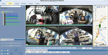 Câmera móvel de GPS do jogo do CCTV DVR da caixa negra de HDD com o monitor 7inch para o caminhão