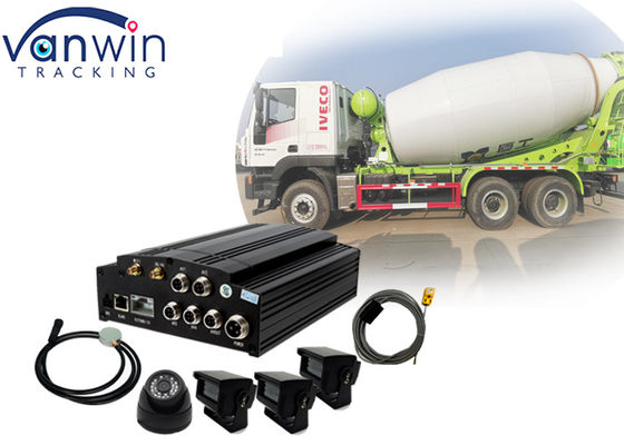 4G Sensor de combustível GPS sem fio, monitoramento da frota de misturadores de concreto e misturadores HDD DVR móvel