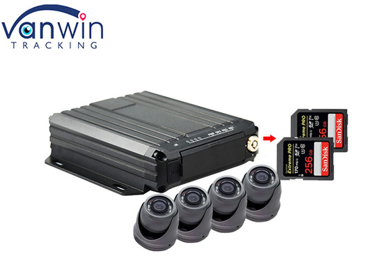 1080P 4 canais AHD duplo SD MDVR sistema DVR de veículo móvel