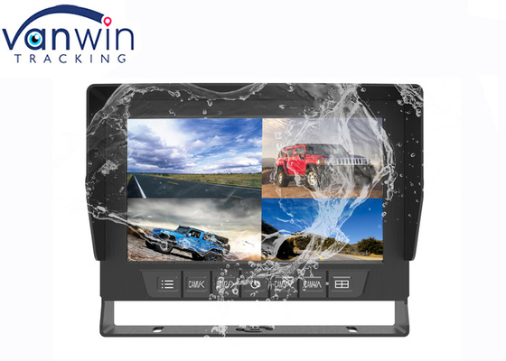 AHD Quad Waterproof TFT Car Monitor Display com IP69 7 polegadas