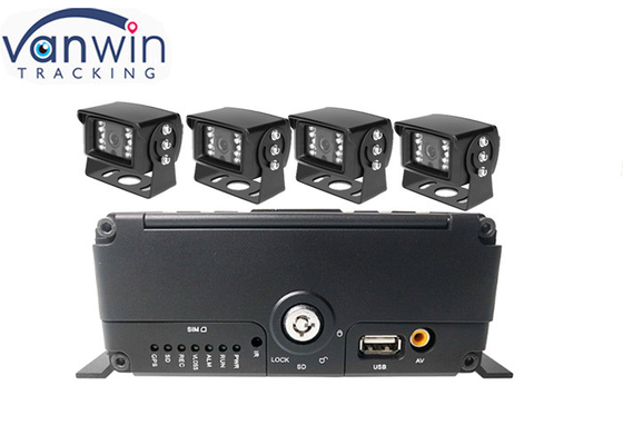 4ch 4G GPS WIFI H.265 HDD gravador de carro móvel dvr para gestão de frota de veículos