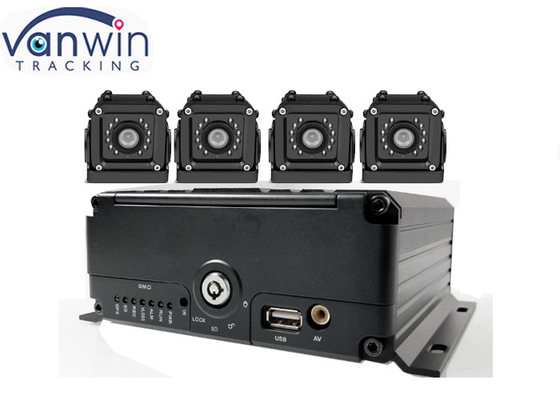 4ch 4G GPS WIFI H.265 HDD gravador de carro móvel dvr para gestão de frota de veículos