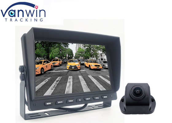 Sistemas da câmera do caminhão do monitor do carro da opinião traseira do reverso do LCD de 9 polegadas