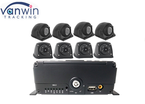 8CH HDD SSD SD CardDVR do veículo com GPS 4G WIFI Alarme