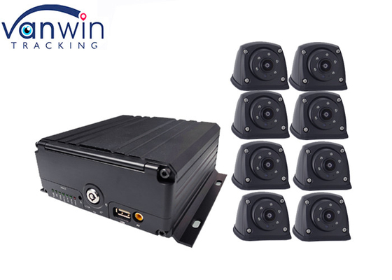 8CH HDD SSD SD CardDVR do veículo com GPS 4G WIFI Alarme