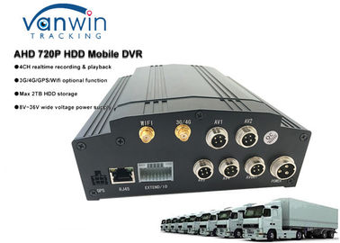 CMS do software livre do híbrido MDVR 3G 4G GPS WIFI de HDD 4ch com o painel LCD para o ônibus escolar/táxi/caminhão