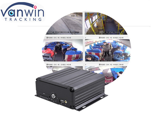 4 sistema móvel do canal HDD DVR Live Video Streaming Vehicle Monitoring