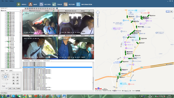 4CH 3G 4G GPS WIFI 1080P HD sistema de vídeo de vigilância móvel