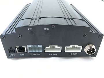 Sistema de segurança do dvr do veículo MDVR D1 H.264 HDD 4G GPS 8channel