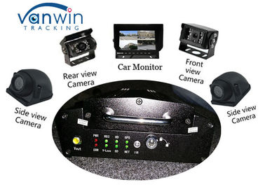 Veículo de VPN que segue o carro móvel video DVR móvel do sistema 3G DVR GPS com as 4 câmeras de HD
