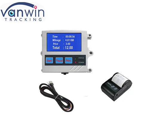 Fabrica personalizar Taximeter medidor com impressora para GPS Tracker Veículo de táxi