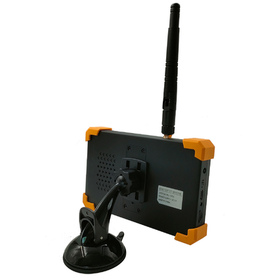 2.4G 5 Inch Wireless Monitor Camera Trailer Mini Car LCD Meter Monitor Kit, Bateria embutida
