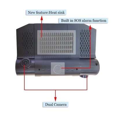 Camcorder de cartão TF 4G wifi 1080p com GPS 2ch ahd mdvr câmara 1080p para veículos
