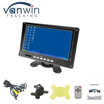 7 polegadas TFT Monitor Screen LCD Color Car Monitor Com VGA, AV Input Para MDVR