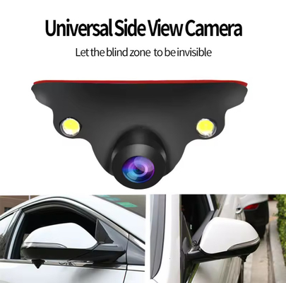 Estacionamento Frente traseiro Espelho lateral retrovisor Câmera de apoio com UFO à prova d'água Luz LED Visão noturna