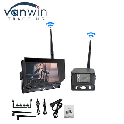 Monitores digitais sem fio de 7 polegadas kit de câmera de veículo TFT Monitor de carro para veículo pesado