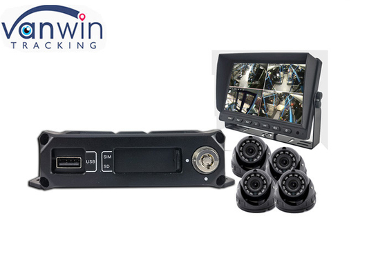 720p AHD 1080P 4G GPS 4CH sistemas de DVR móvel para autocarro