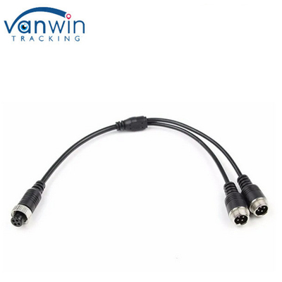 M12 Adaptador de cabo 4Pin para conector de câmera de circuito fechado Fêmea para macho / Fêmea Y splitter cable