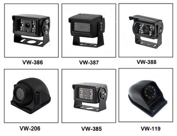 7 gravador de vídeo 720P do monitor DVR da polegada 4CH HD com as 4 câmeras para o veículo agrícola