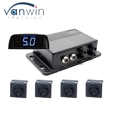 0.4-5m Sistema de radar anti-colisão de alcance de detecção com grande display LED e alarme de bip