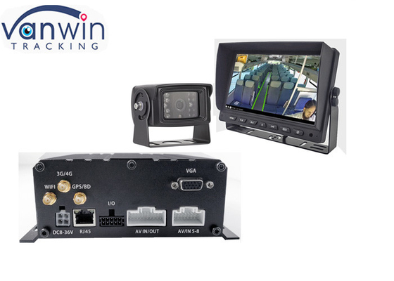 H.264 AHD 1080P HDD SSD SD Card 5 canais DVR móvel MNVR Para ônibus escolar Trailers de caminhões de táxi Veículo automóvel