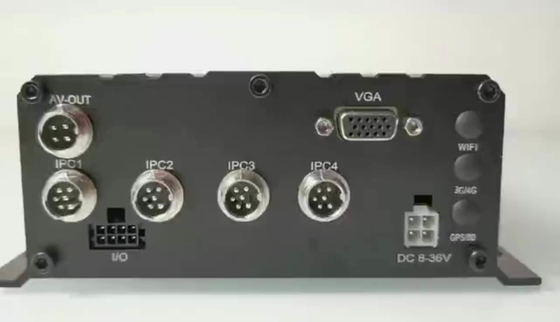 NVR móvel de 8 canais com H.264 HDD 1080P Hard Disk Remote 3G 4G GPS Wi-Fi Veículo Bus Truck Monitoramento de rede