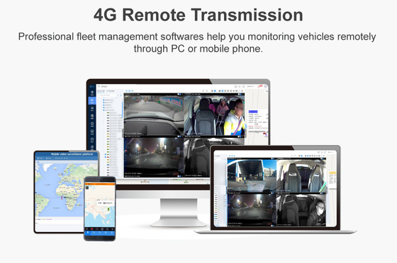 2CH Free Platform Dash Cam DVR Movil 4G GPS MDVR com ângulo vertical de 180 graus