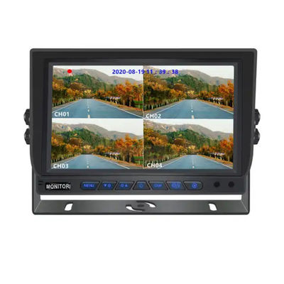9 polegadas AHD Car HD Screen Bus Security Ahd 960P Quad View Car Monitor Para Trailer de caminhão