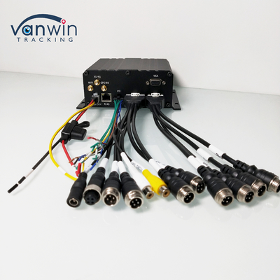 Cartão SD de disco rígido de 8 canais DVR móvel H.264 MDVR de carro para monitoramento de segurança do veículo