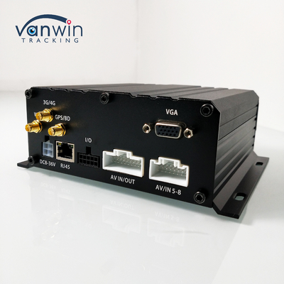 Cartão SD de disco rígido de 8 canais DVR móvel H.264 MDVR de carro para monitoramento de segurança do veículo