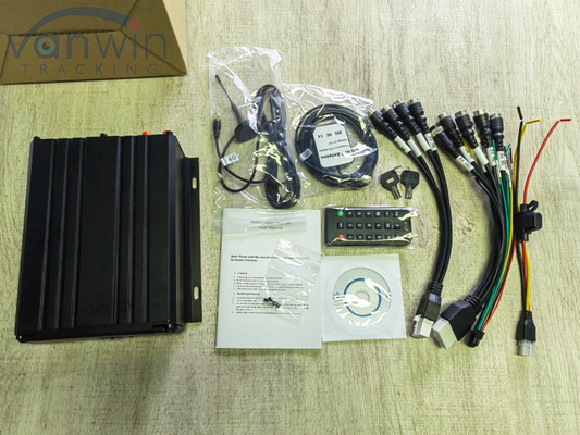 Cartão SD de disco rígido de 8 canais DVR móvel H.264 MDVR de carro para monitoramento de segurança do veículo