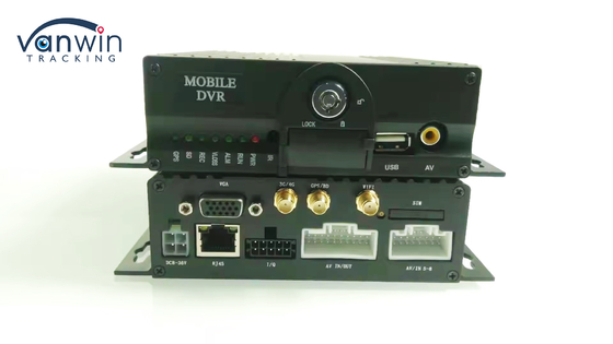 AI 8 Channel 1080P 512G Dual SD Card Car MDVR Camera System Com Função de Detecção de Capacitação de Direção de ADAS DMS Mobile DVR